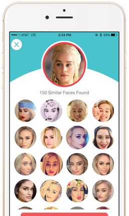 Dating.ai Mobile App  Dating with Face Search - Artificial Intelligence